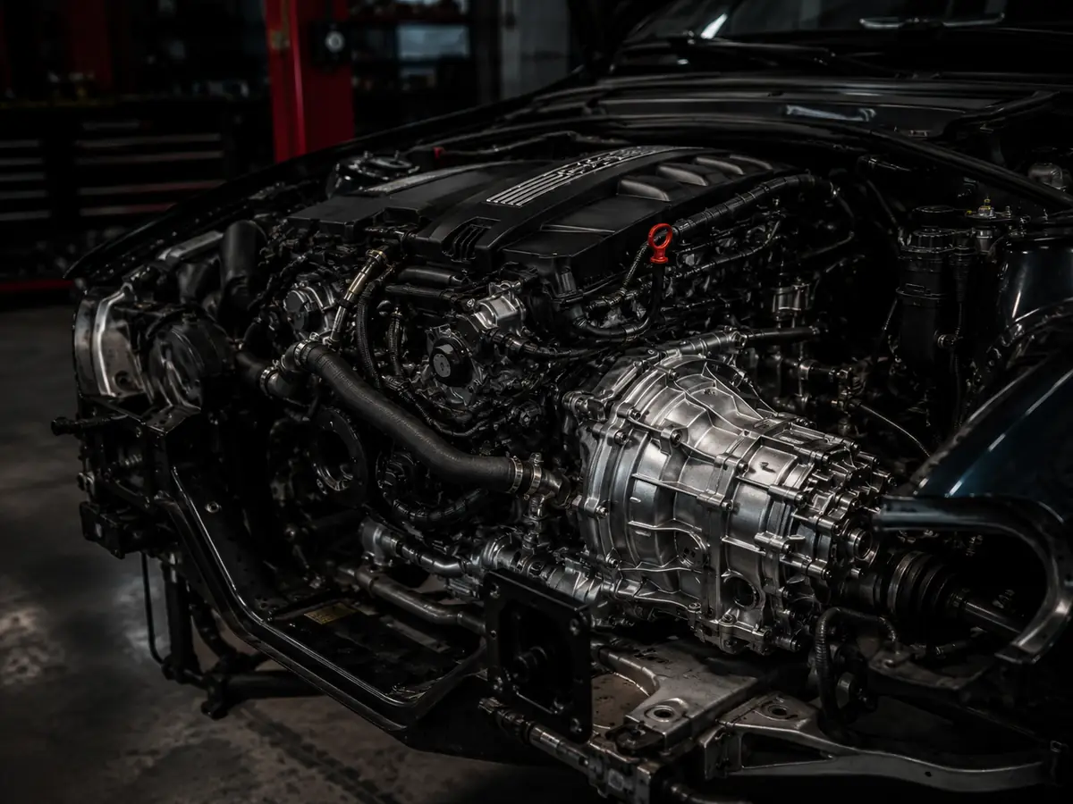 Engine and transmission work at Grace Automotive auto repair shop in Chicago